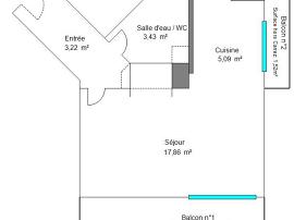 Appartement - Cagnes sur mer